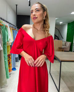 VESTIDO MAGDA - VERMELHO - comprar online