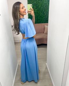 VESTIDO LEBLON - AZUL CLARO na internet