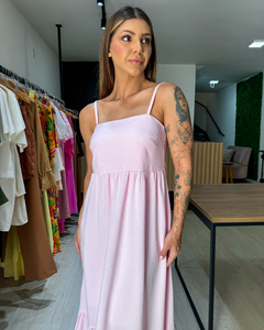VESTIDO BIA - ROSA BEBÊ - Mabela Store - Roupas Femininas 