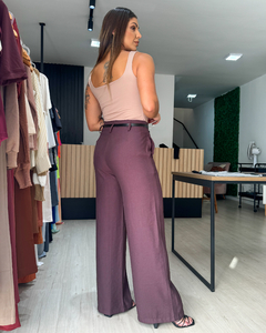 CALÇA JAQUE - MARROM BORDÔ - Mabela Store - Roupas Femininas 