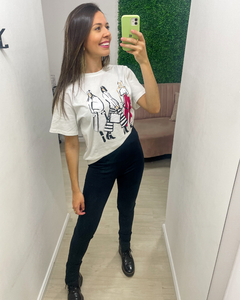 Calça feminina legging estilo montaria 