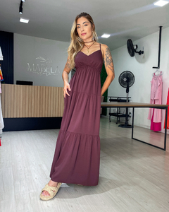 VESTIDO MARAGOGI - MARROM - comprar online