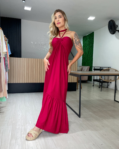 VESTIDO COPACABANA - VINHO - loja online