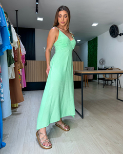 VESTIDO ROSE - VERDE CLARO - comprar online