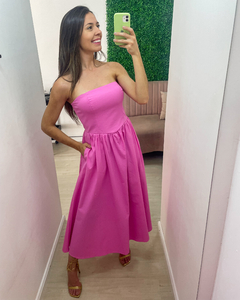 VESTIDO VALENTINA - ROSA - loja online