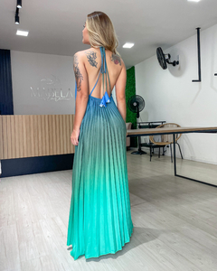 Imagem do VESTIDO NORONHA - VERDE/AZUL