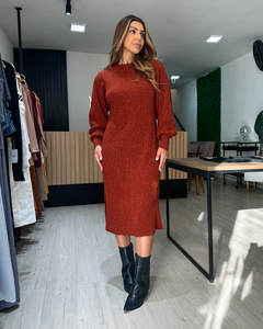 VESTIDO ZAYA - TERRACOTA