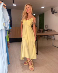 VESTIDO ROSE - AMARELO CLARO - comprar online
