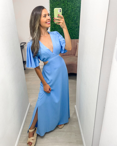 VESTIDO LEBLON - AZUL CLARO - comprar online