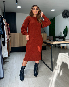 VESTIDO ZAYA - TERRACOTA - comprar online