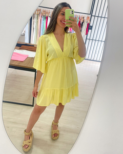VESTIDO CAROL - AMARELO CLARO - comprar online