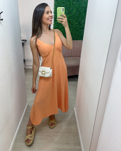 VESTIDO ROSE - LARANJA - Mabela Store - Roupas Femininas 