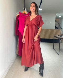 VESTIDO ROMANA - MARROM na internet