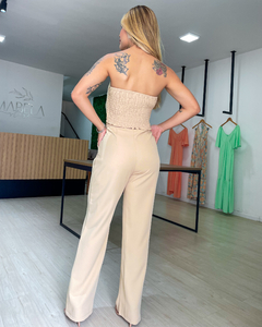 CONJUNTO ELIZA - CAQUI - Mabela Store - Roupas Femininas 