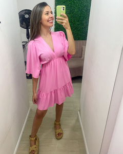 VESTIDO CAROL - ROSA CLARO - Mabela Store - Roupas Femininas 