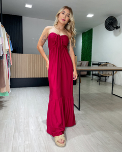 VESTIDO COPACABANA - VINHO - comprar online