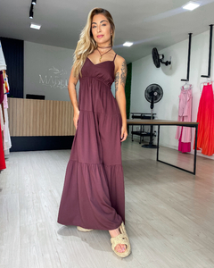 VESTIDO MARAGOGI - MARROM na internet