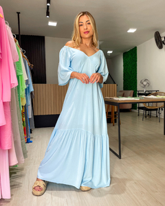Imagem do VESTIDO MAGDA - AZUL BEBÊ