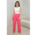 Calça Pantalona Celeste I Rosa - Très Jolie