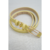 Cinto 100% couro Fivela Retangular | Amarelo na internet