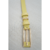 Cinto 100% couro Fivela Retangular | Amarelo