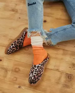 Slipper Chimmy Masai Leopardo - tienda online