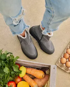 Bota Chimmy Churry Gamuza Gris - tienda online