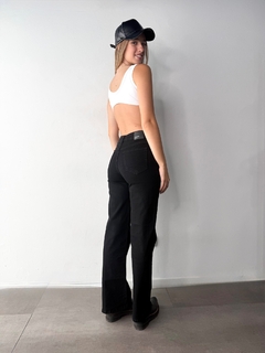 WIDE LEG LONDON ULTRA BLACK ELASTIZADO - comprar online