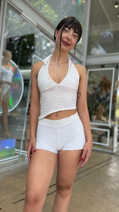 MICRO SHORT TRAMADO BY BENEDICTA - comprar online