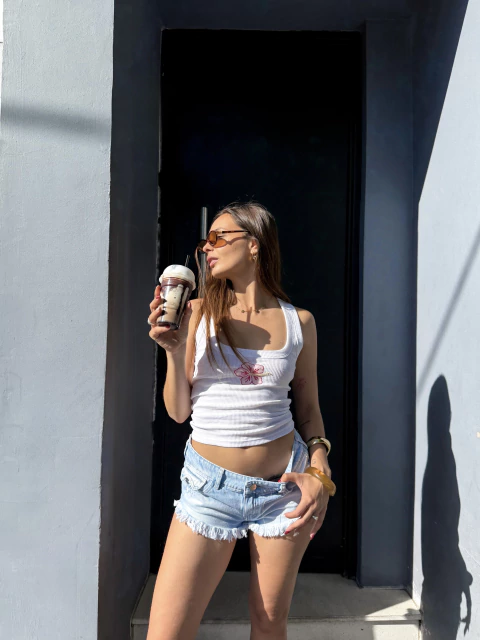 SHORT MISURI LIGHT BLUE