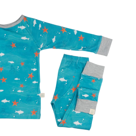 PIJAMA LARGO 2 Piezas - Peces - comprar online