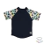 REMERA MANGA CORTA UV50 - Palmeras Azul Marino DISCONTINUO