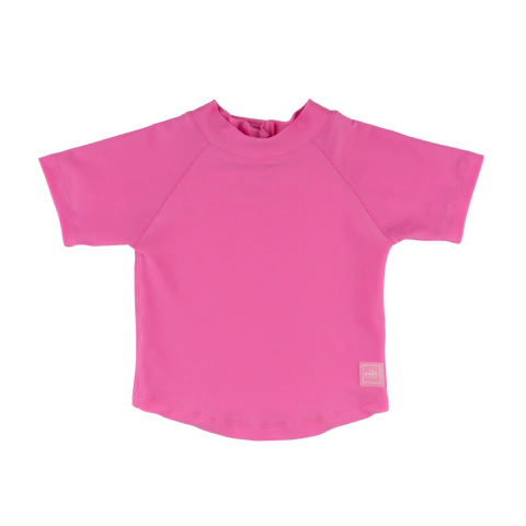 REMERA MANGA CORTA UV50 - Rosa Chicle Liso - comprar online
