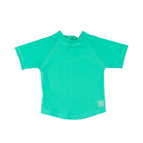 REMERA MANGA CORTA UV50 - Verde Menta Liso - comprar online