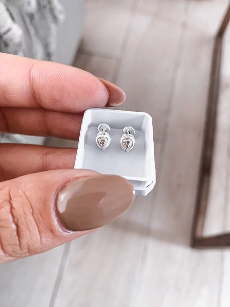 Abridores Heart Cubic (Par)