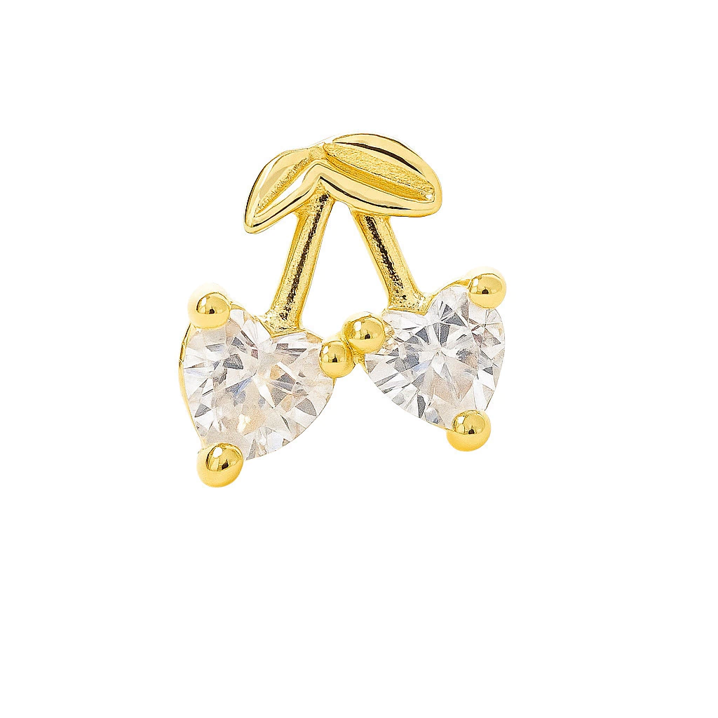 Pasante Cherries Hearts Gold (Unidad)
