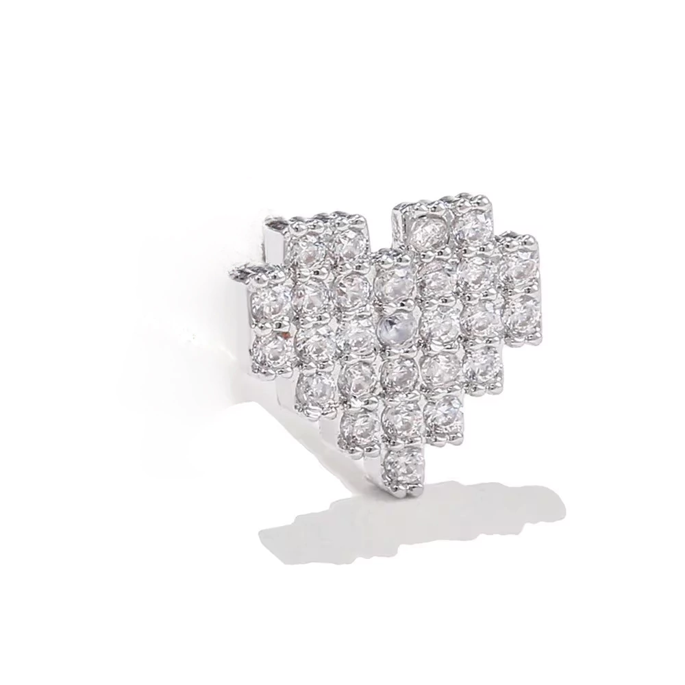 Pasante Heart Strass (Unidad)