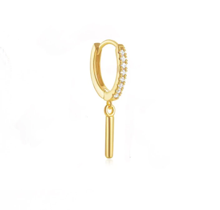 Argolla Baby Shiny Stick Gold (Unidad)