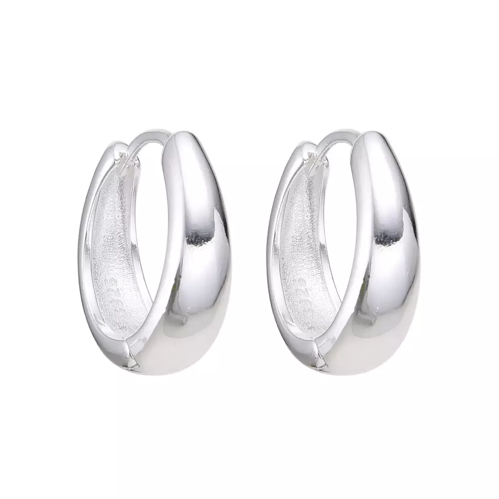 Argollas Cubanas Maxi Hoop (par)