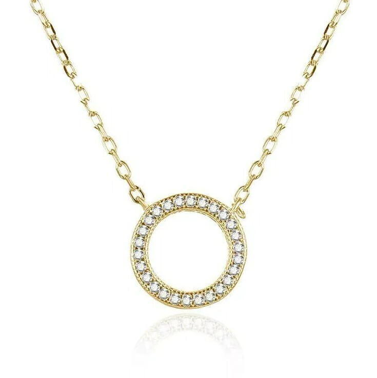 Cadena Shiny Circle Gold