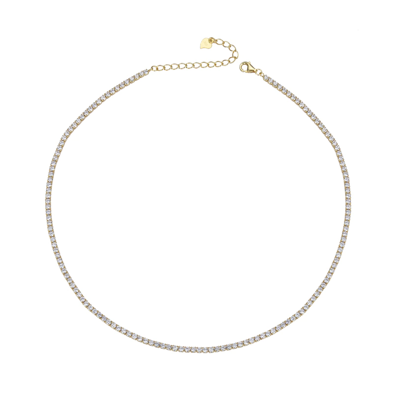Choker Cubics Gold