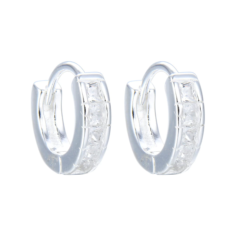 Argollas Chunky Cube (Par)
