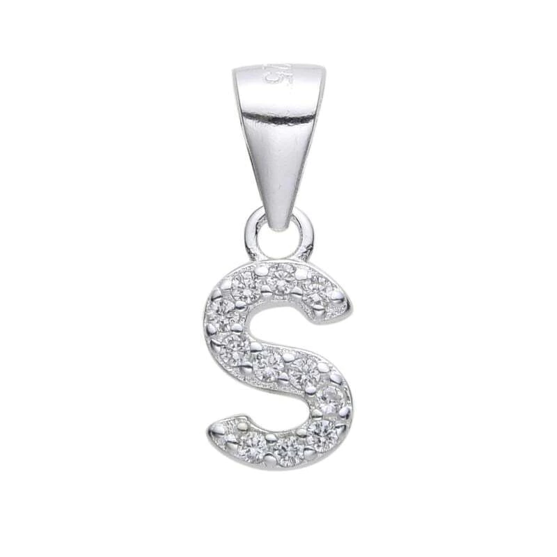 Dije inicial micropave LETRA S
