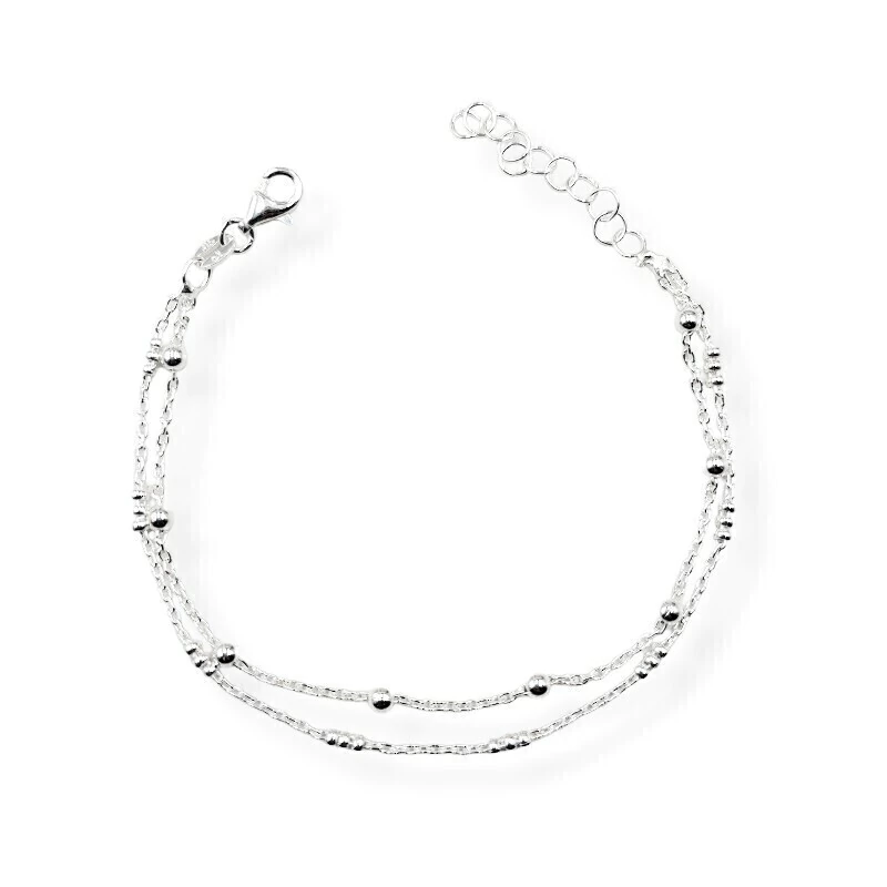 Pulsera Doble Bolitas