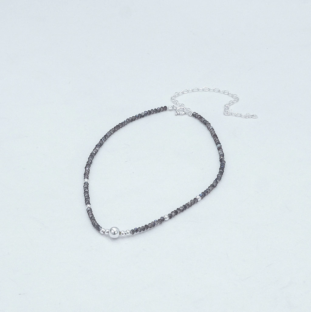 Choker Grey Cristal