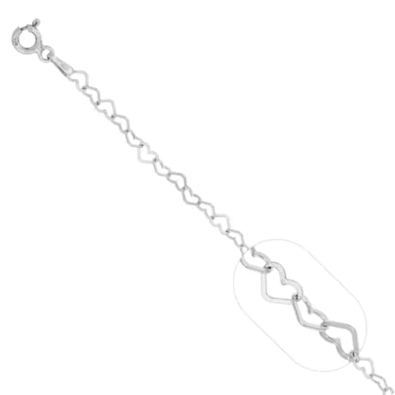 Tobillera Baby Hearts