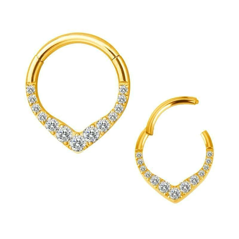 Argolla Clicker Drop Gold (Unidad)