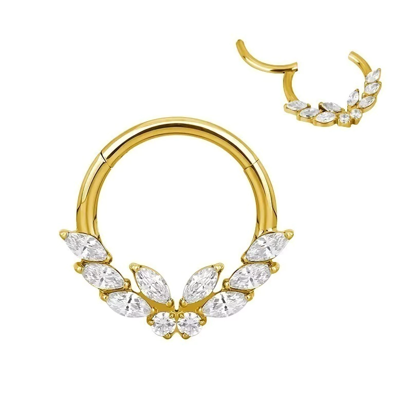 Argolla Clicker New Olympea Gold (Unidad)