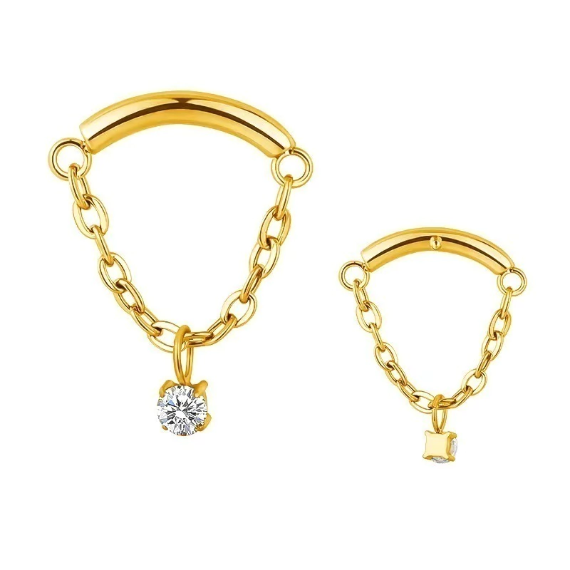 Labret Sherri Chain Gold (Unidad)