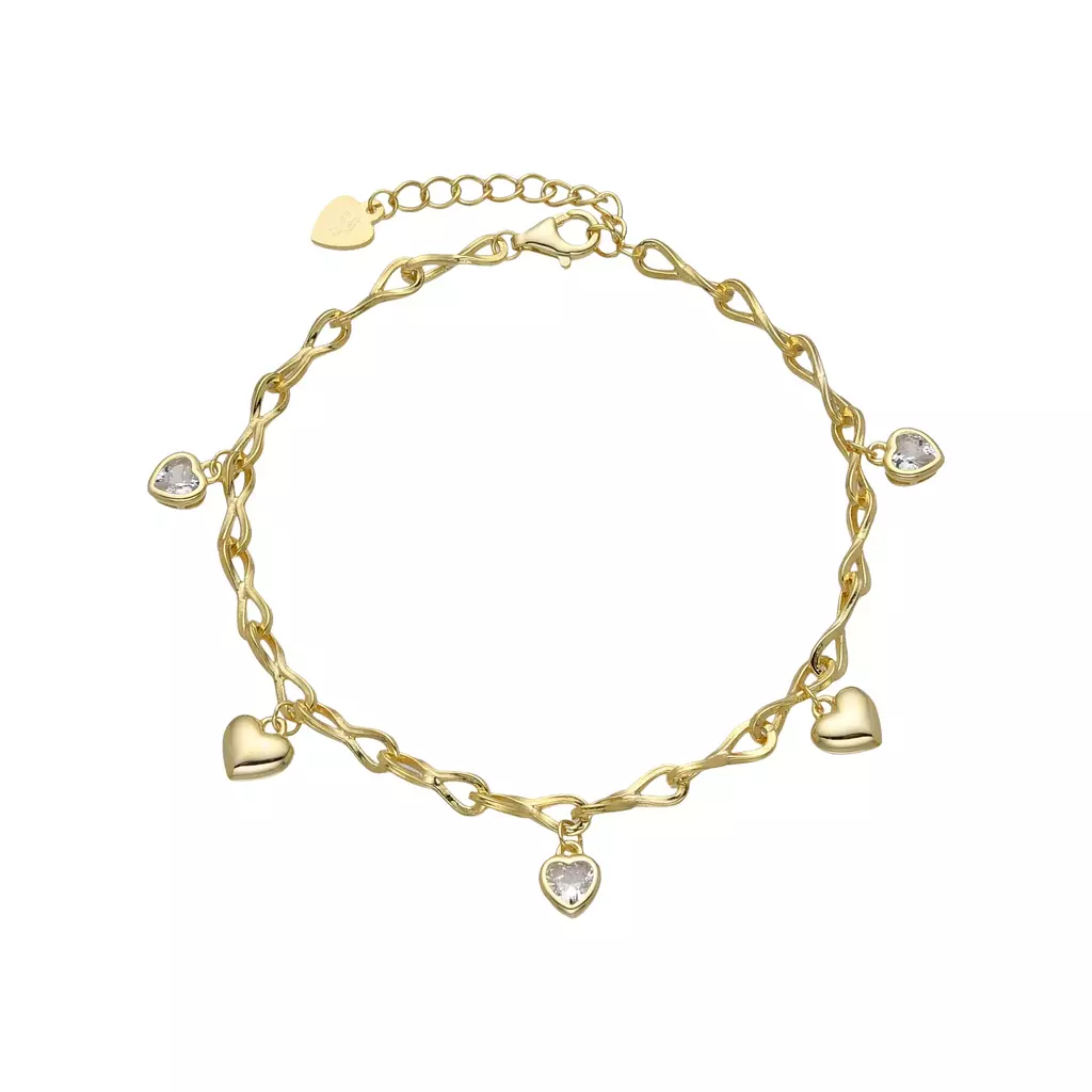 Pulsera Multi Cuore Gold